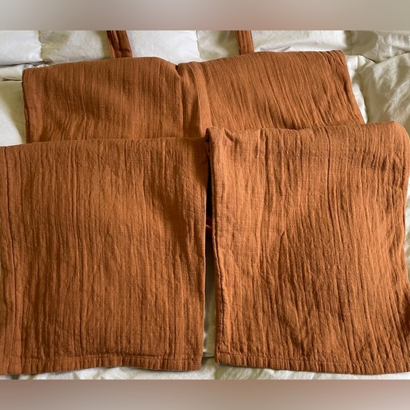 Billabong Daydream Button Front Jumpsuit in Rust NWOT - Picture 14 of 16